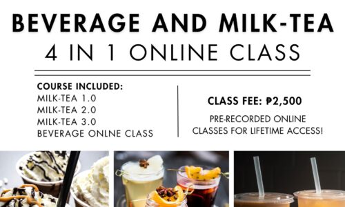 4 in 1 Beverage and Milk-Tea Online Class